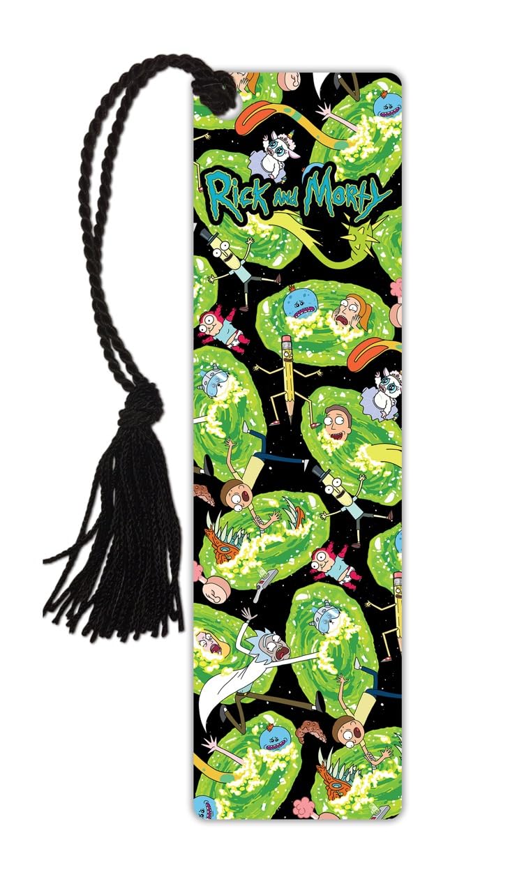 Amazon.com: Rick and Morty – Portals – 2” X 7” Glossy Tassel